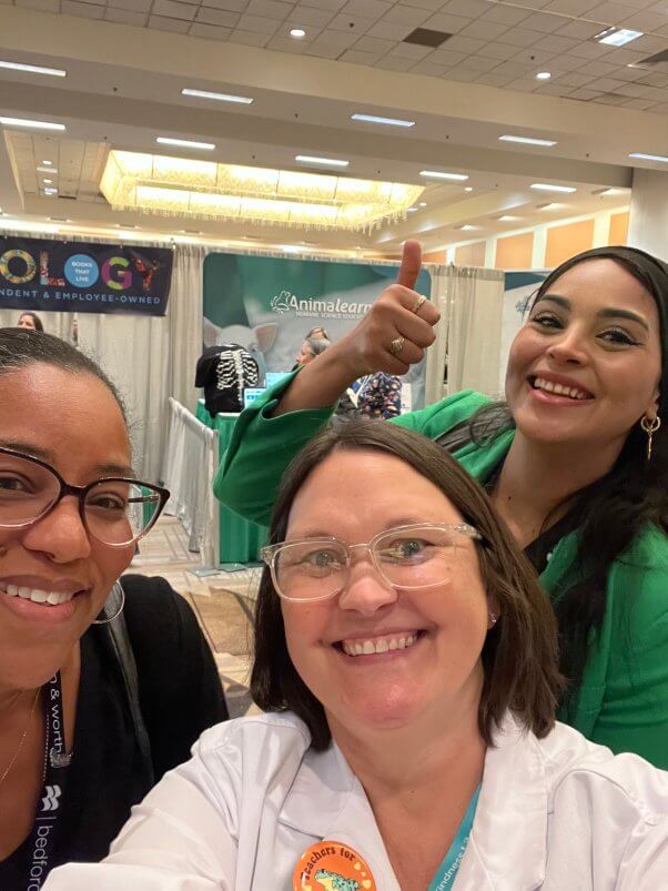 Three TeachKind staffers pose for a selfie