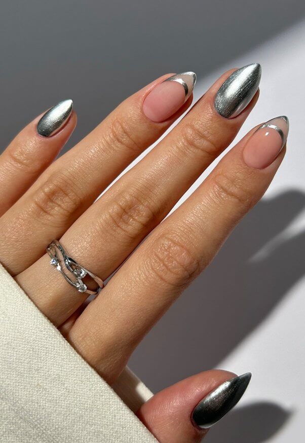 nails inc chrome nails