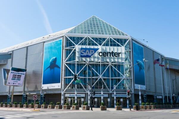 the sap center arena in san jose