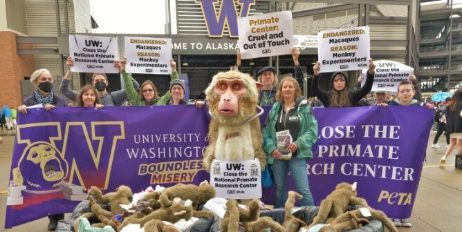 Group photo of UW demonstrators