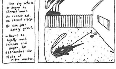 david lynch comic strip the angriest dog in the world