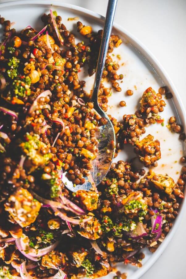 chimichurri celeriac salad