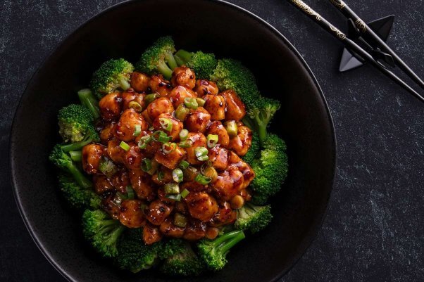 pf changs vegan tofu and broccoli