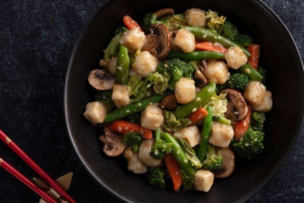 vegan buddhas feast at pf changs