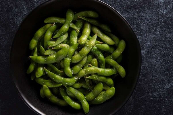 vegan edamame at pf changs