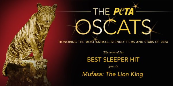 mufasa: the lion king oscat award for "best sleeper hit"